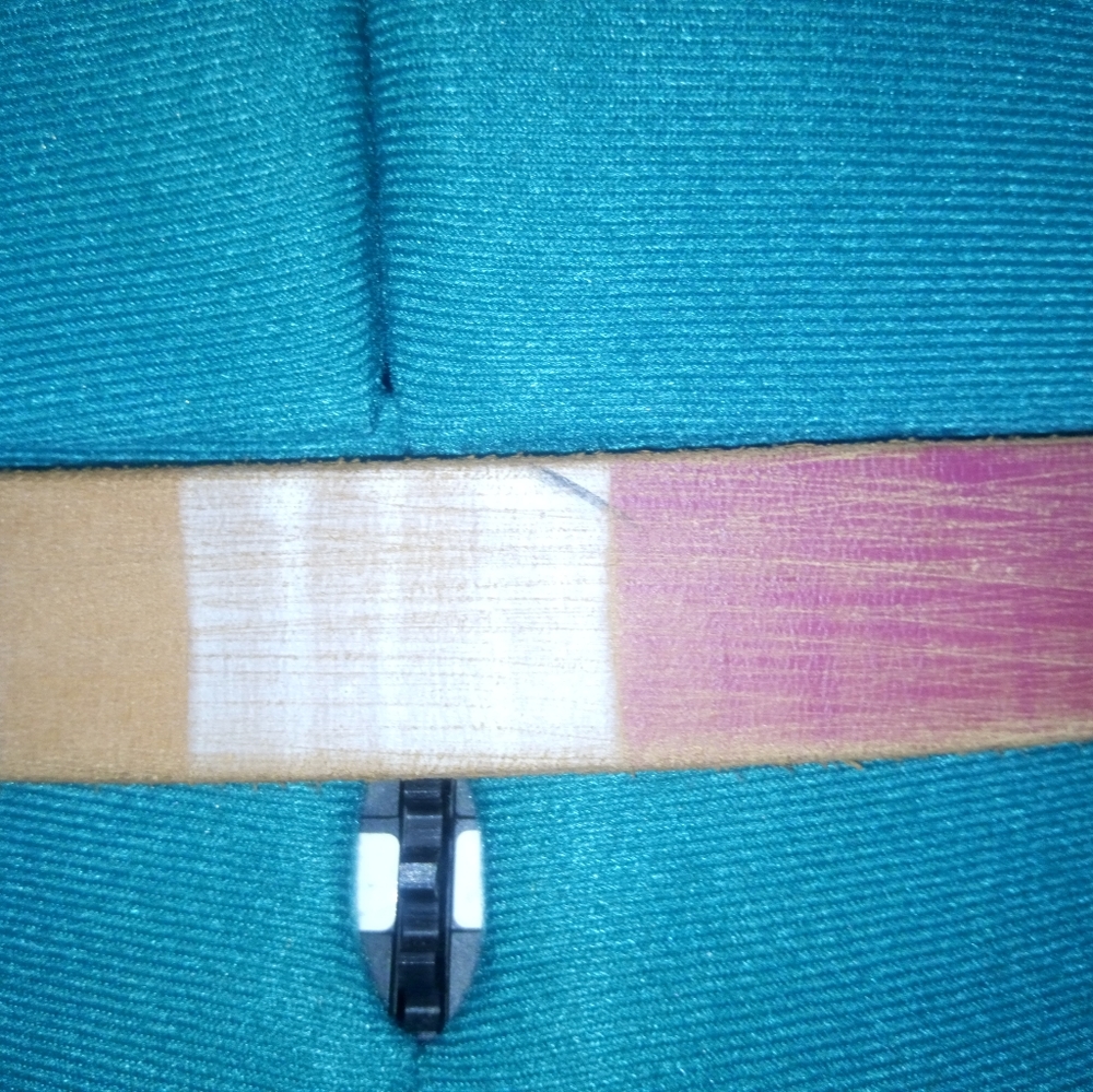 Original Penguin Striped Leather Belt NWOT - Picture 7 of 10